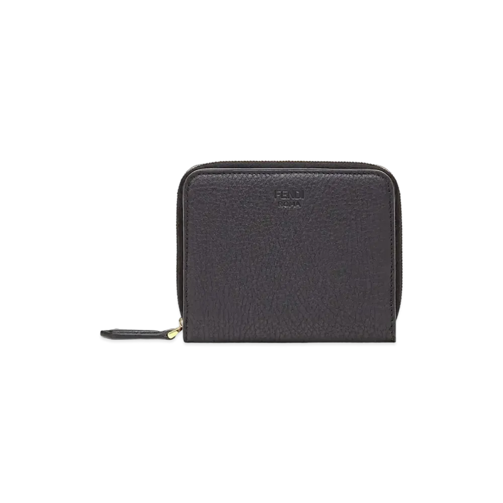 FENDI Zip Around Wallet Medium Leather "Black"