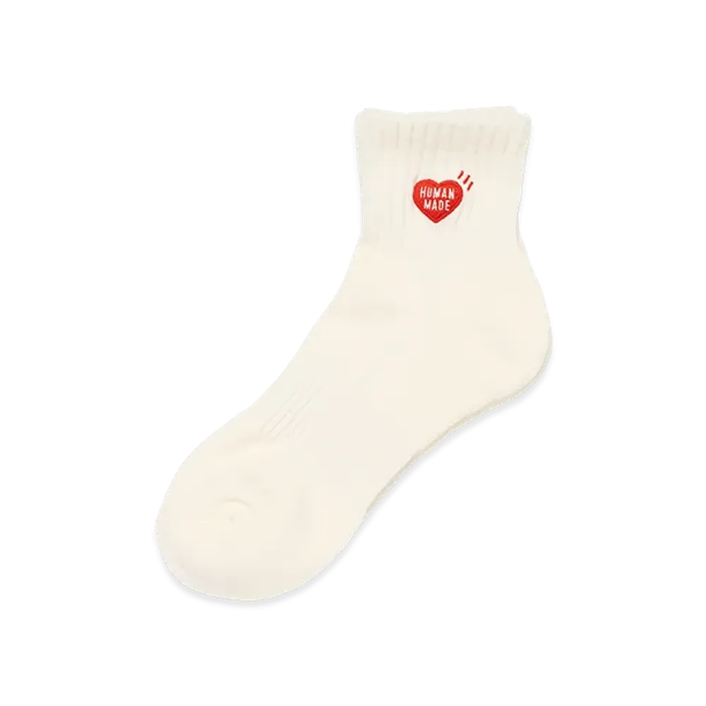 HUMAN MADE Pile Short Socks "White"