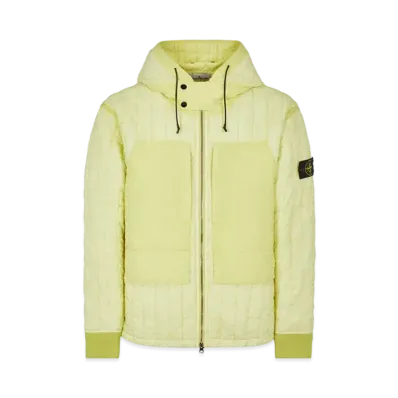 Stone Island 40731 Quilted Nylon Stella With PRIMALOFT-TC "Lemon"
