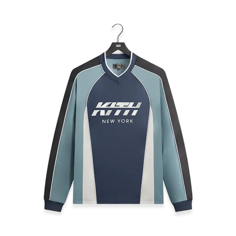 Kith Malik Long Sleeve Mesh Jersey "Nocturnal"