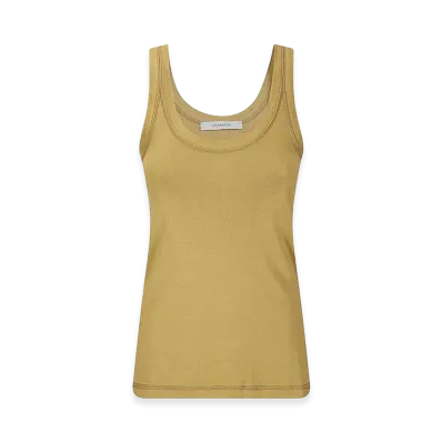 LEMAIRE Women's Rib Tank Top "Yellow"