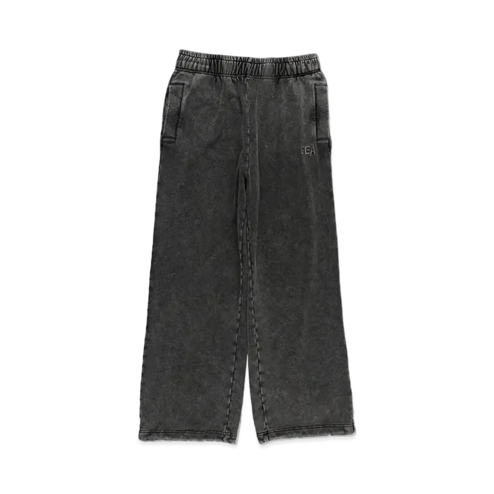 WIND AND SEA Sulfer Faded Baggy Sweat Pant "Black"