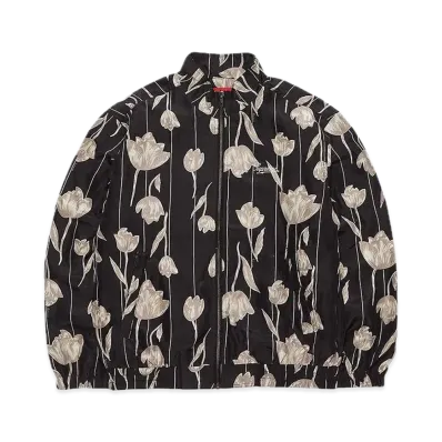 Supreme Floral Silk Track Jacket "Black"