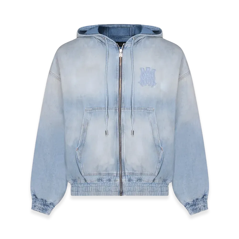 AMIRI MA Denim Hoodie "Blue"