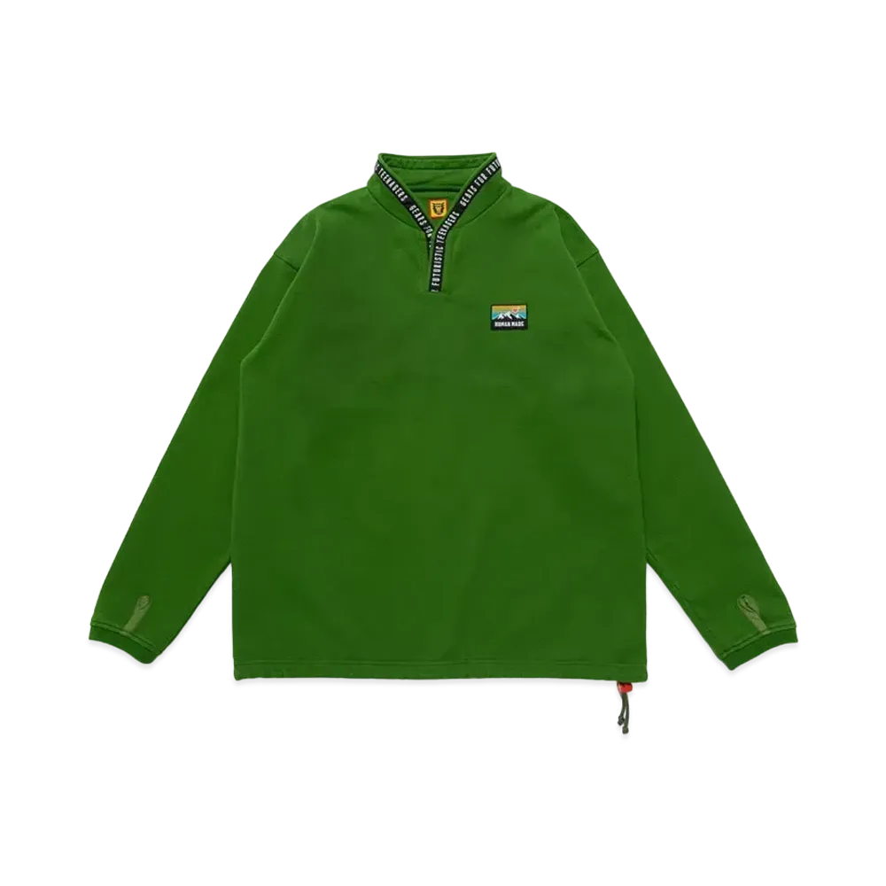 HUMAN MADE OUTDOOR STAND COLLAR SWEATSHIRT "Green"