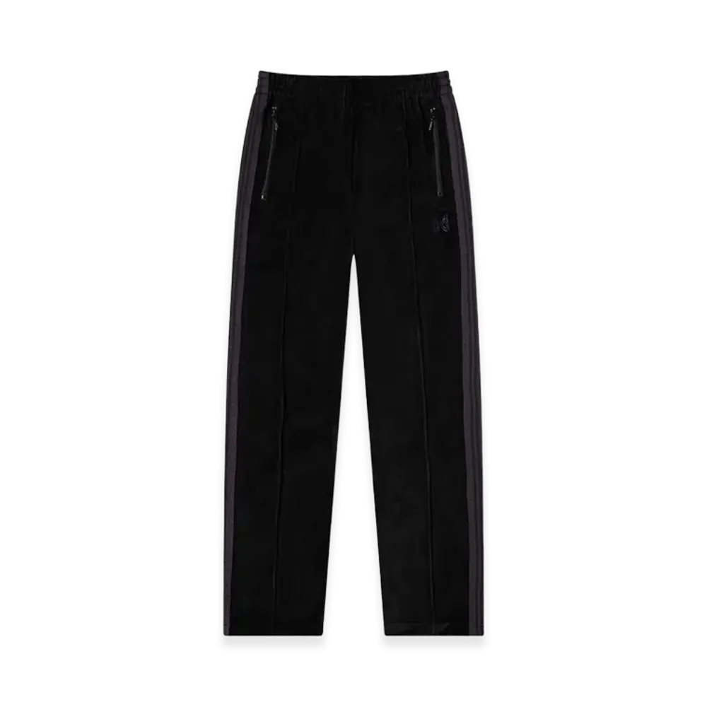 NEEDLES Narrow Track Pants Velour "Black"