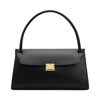 AMI PARIS Smooth Leather Mimi Bag "Black"