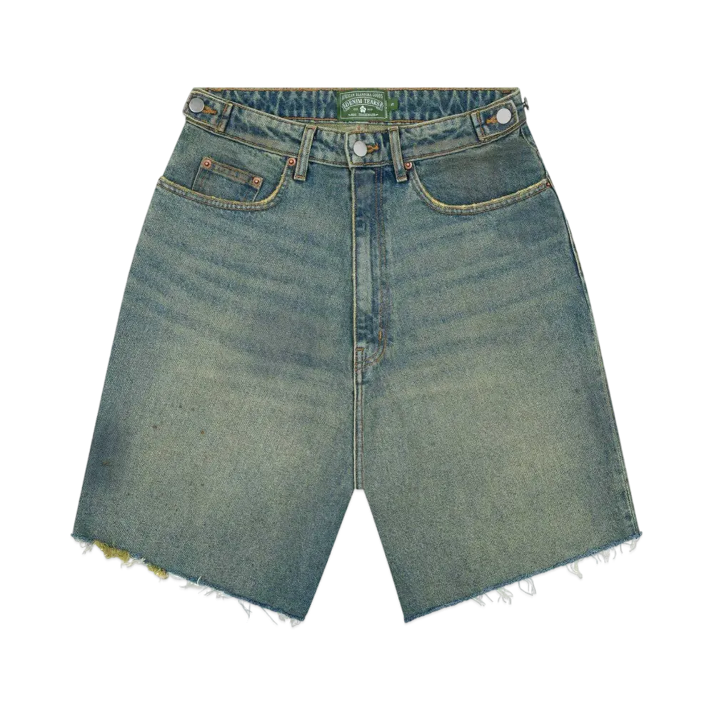 DENIM TEARS Dirty Wash Short "Light Wash"