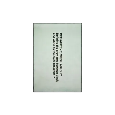 OFF-WHITE Logic Quote Carpet "Multi"