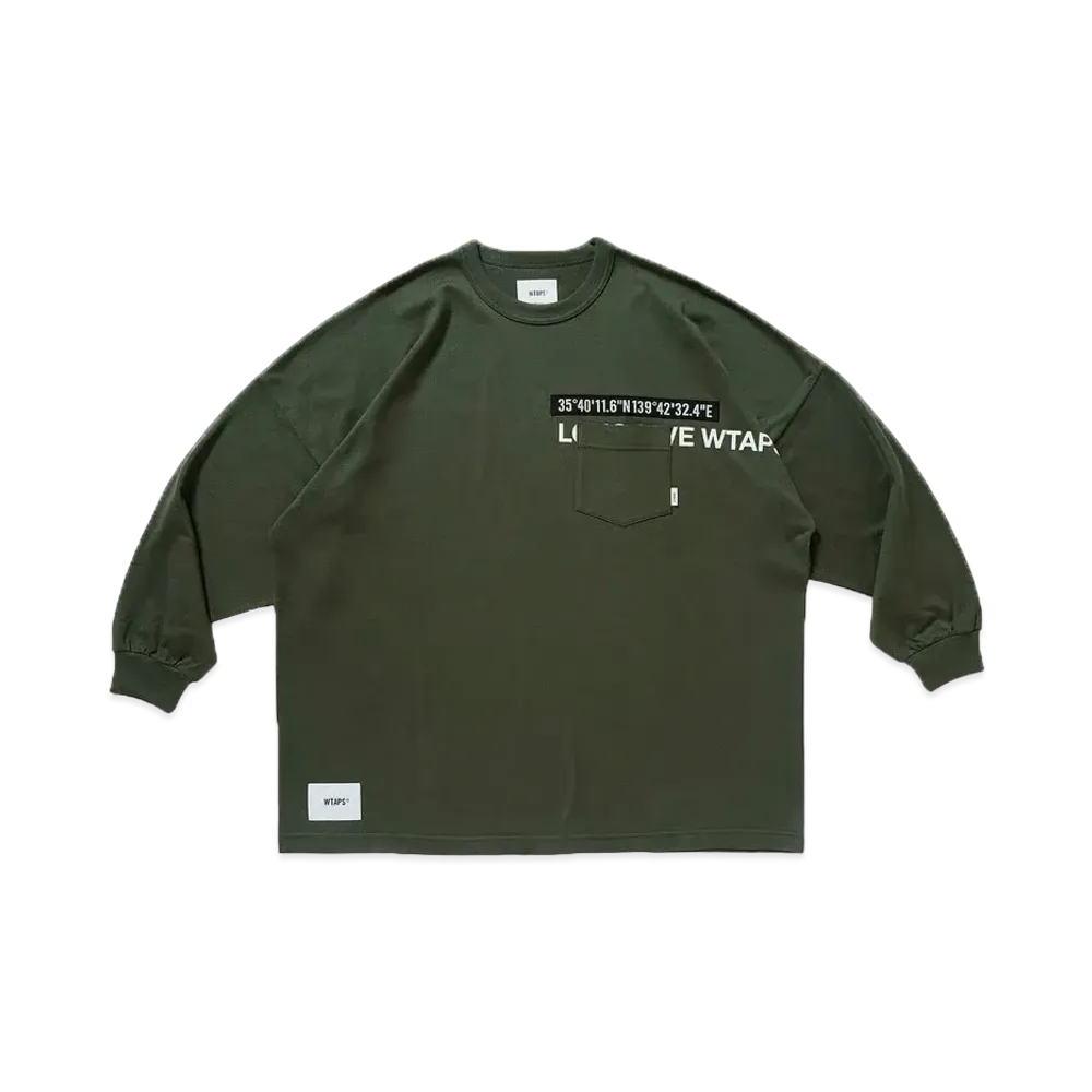 WTAPS Wtube / LS / Cotton "Olive Drab"