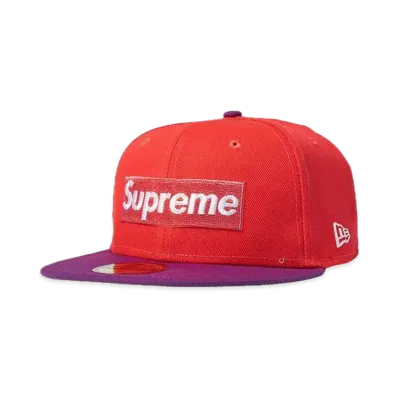 Supreme 2-Tone Box Logo New Era "Coral"