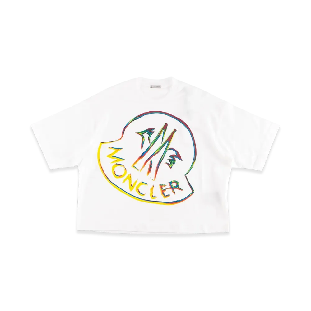 Moncler Women's Logo T-Shirts "White"
