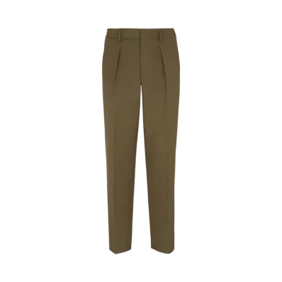 FENDI Men's Wool Pants "Green"