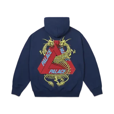 Palace Dragon Bones Tri Hood "Navy"