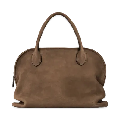 The Row Women's Agnes 12 Leather Bag "Nuez"