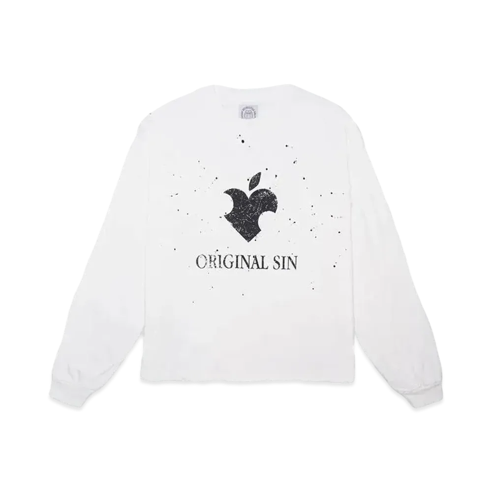 SOMEIT O.S Vintage LS Tee "WHITE"