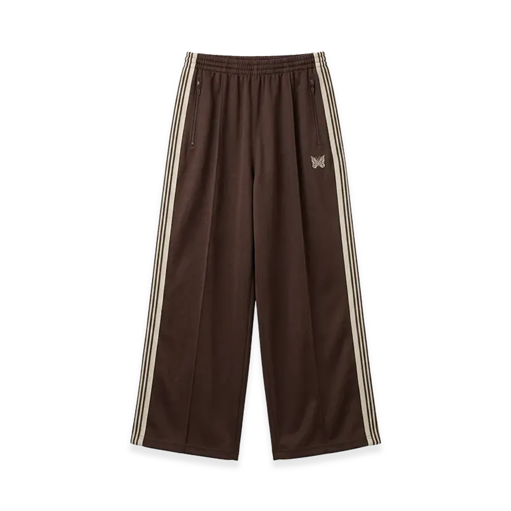NEEDLES x STUDIOUS H.D. Track Pant - Poly Smooth "Brown"
