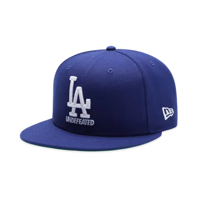 UNDEFEATED x New Era x Los Angeles Dodgers Stacked Logo Fitted "Royal"