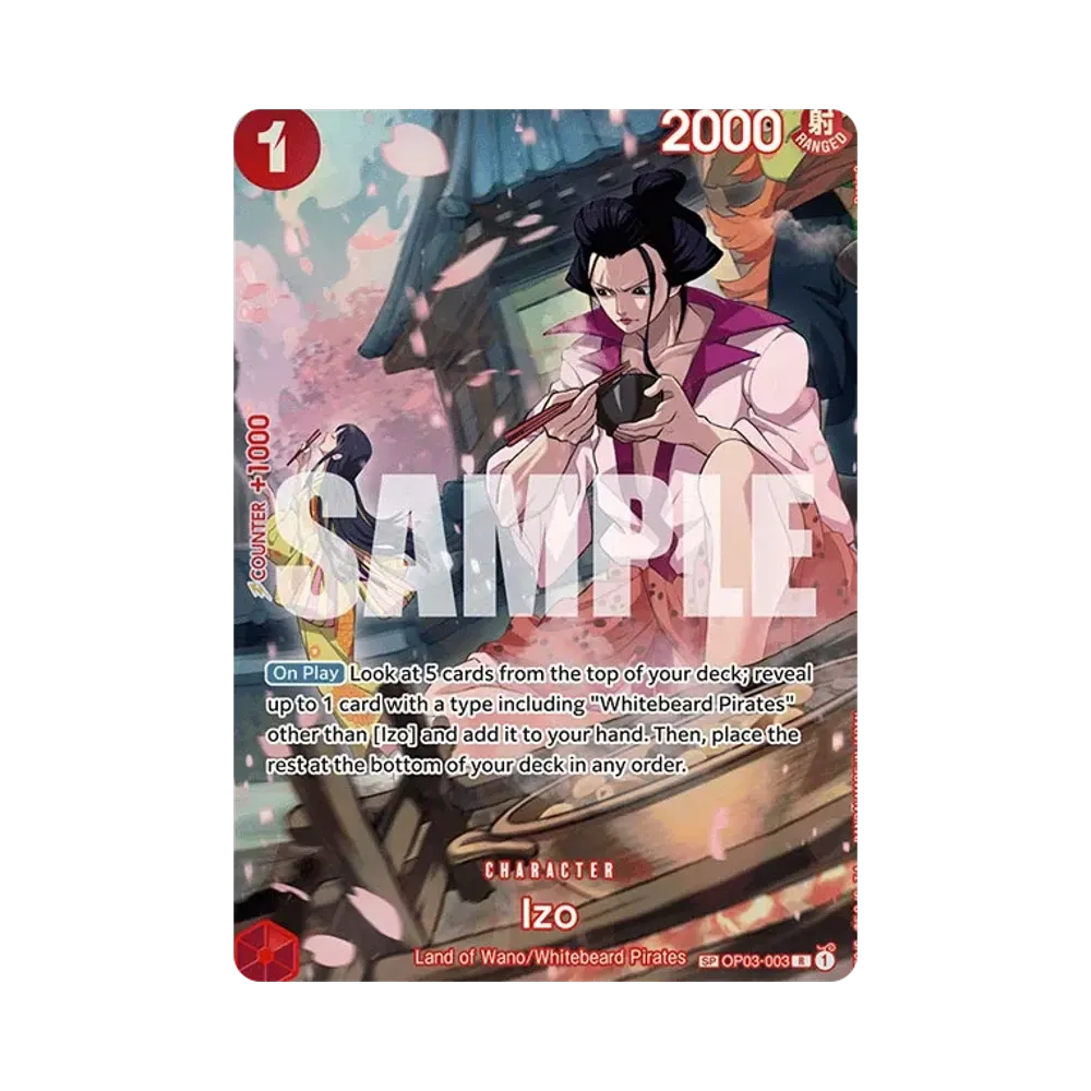 イゾウ SR-SPC [OP03-003]【英語版】(ブースターパック「500年後の未来」)