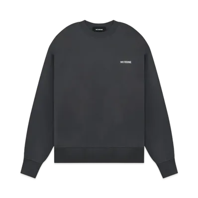 WE11DONE Mini Logo Sweatshirt "Charcoal"