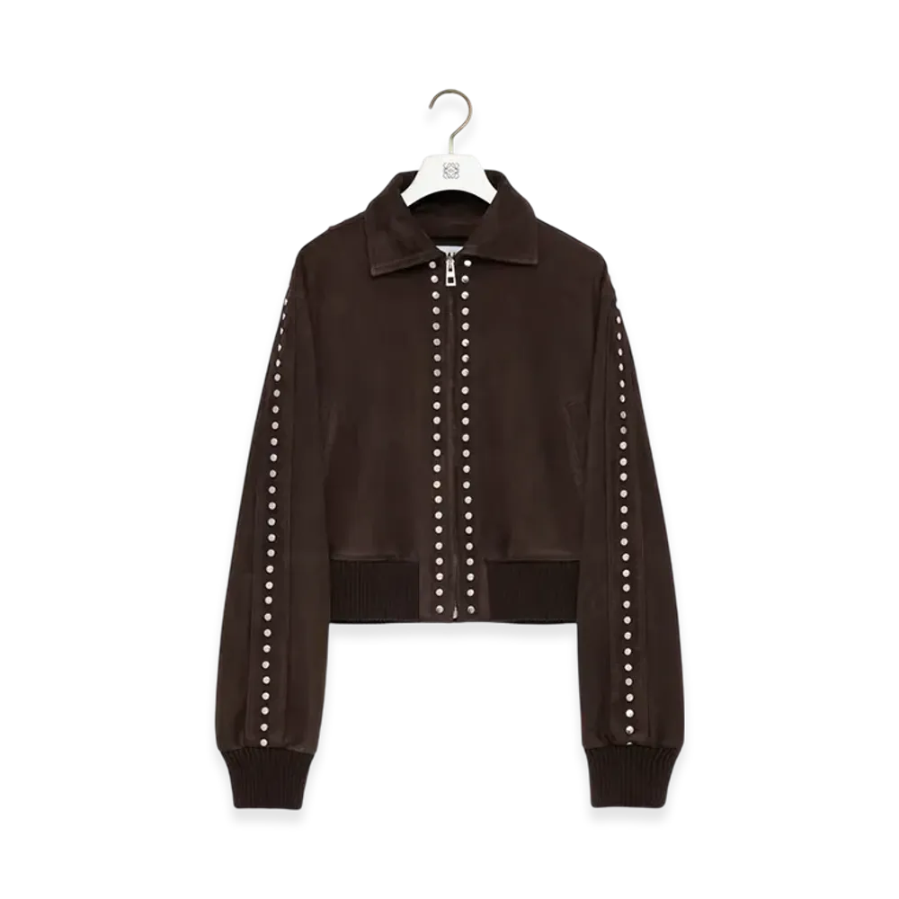 LOEWE Bomber Jacket "Dark Brown"