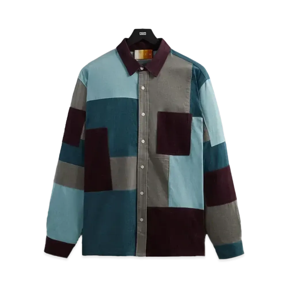 Kith Patchwork Cord Ludlow Shirt "Largo"