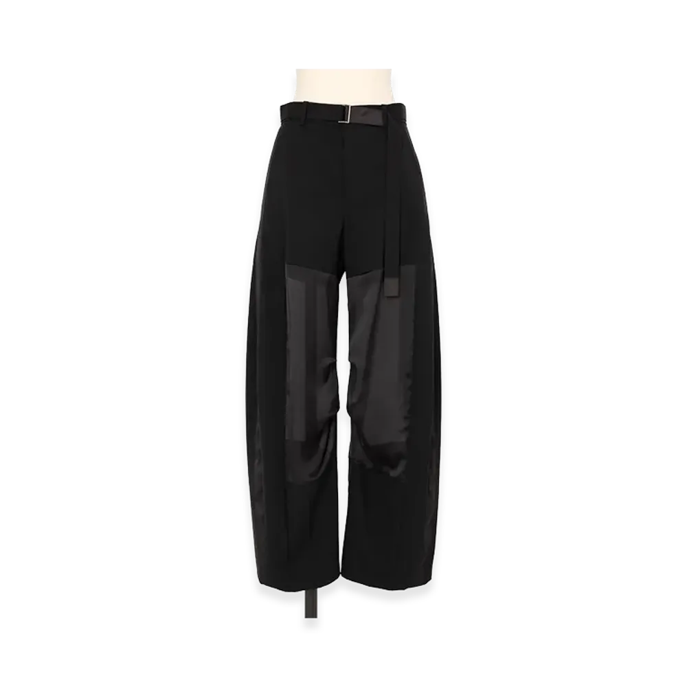 sacai Wool Suiting Pants "Black"