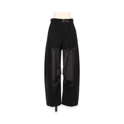 sacai Wool Suiting Pants "Black"