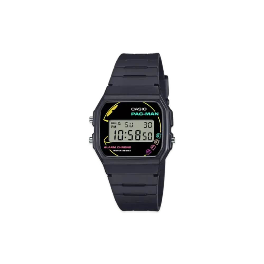 Casio Classic x PAC-MAN F-91WPC-1AJR "Black"