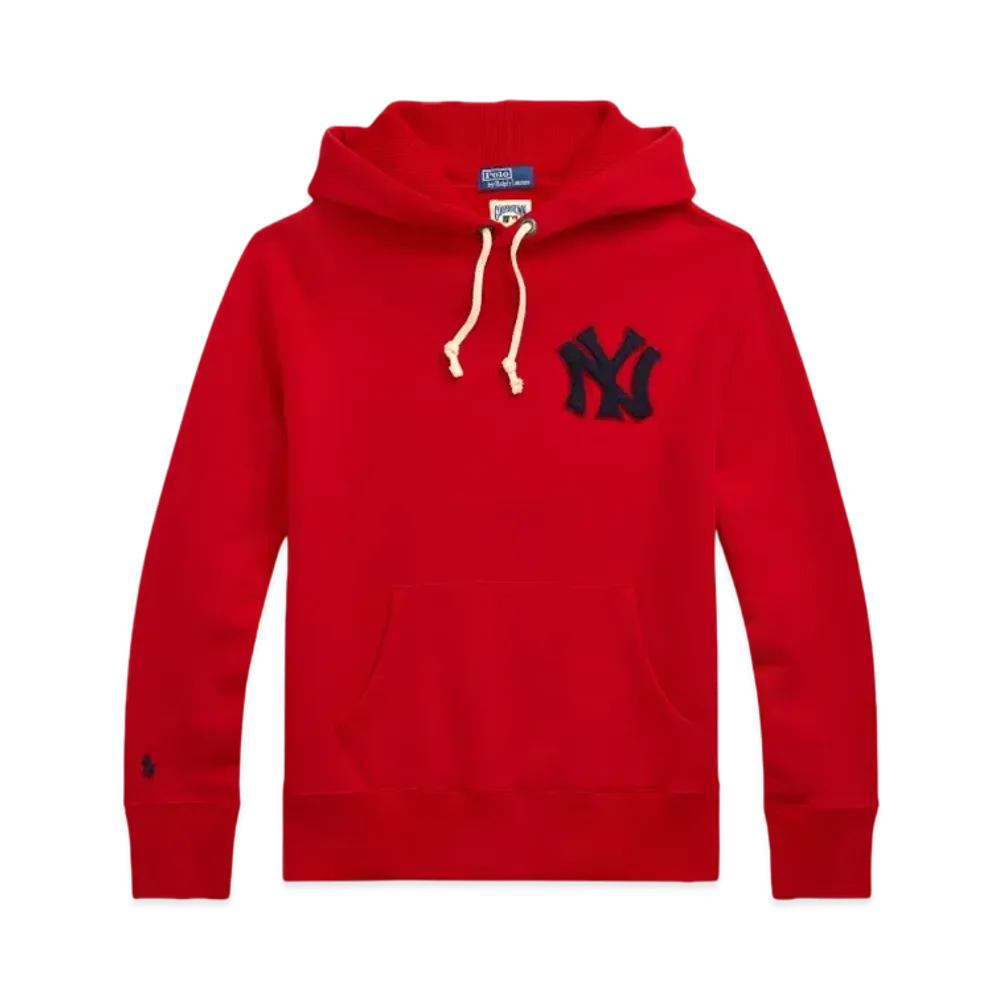 Polo Ralph Lauren x MLB Yankees Fleece Hoodie "Red"