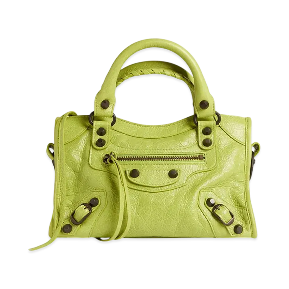 BALENCIAGA Le City Bag Mini "Pistachio"
