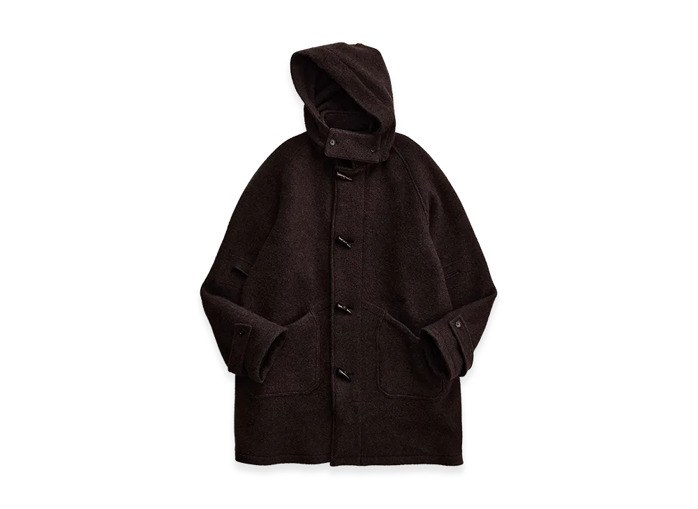 NICENESS K.Crimso Cashmere Wool Full-Felted Marine Coat "Mocha"