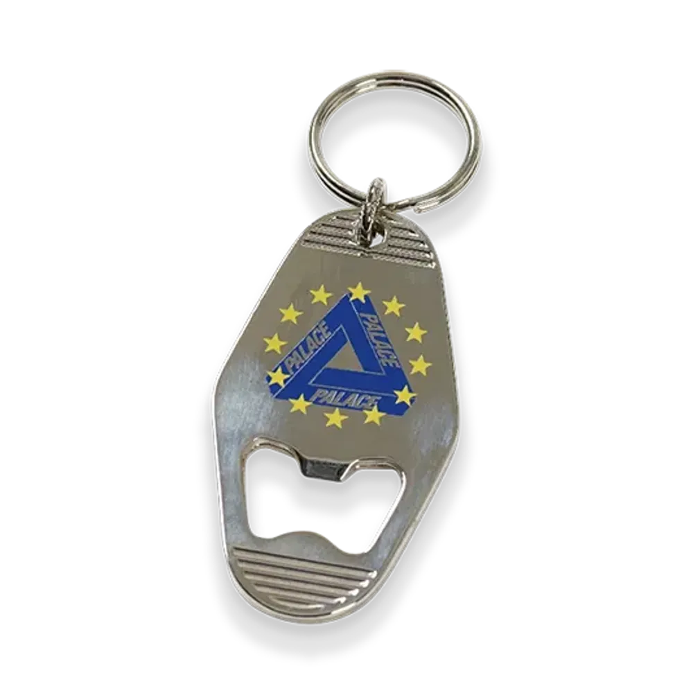 PALACE Eu Tri Bottle Opener Keyring "Silver"