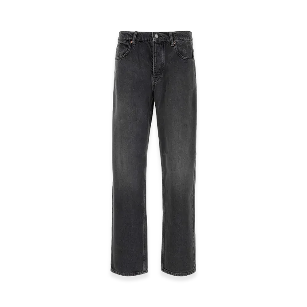 Marine Serre Denim Jeans "Gray/Graphite"