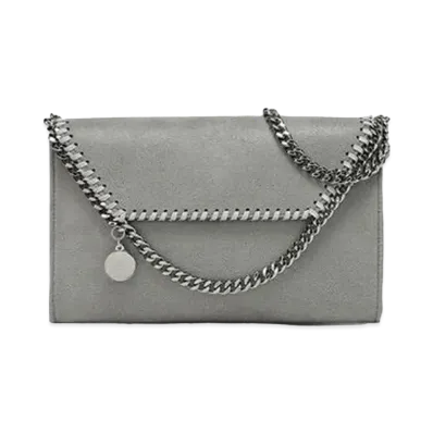 Stella McCartney Falabella Mini Shoulder Bag "Light Grey"