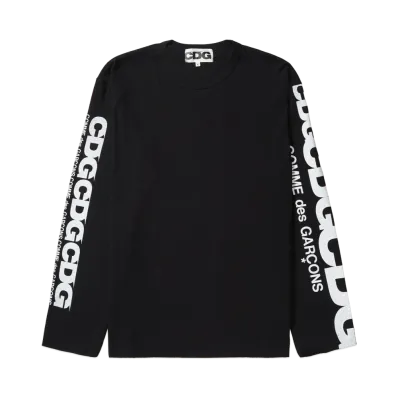 COMME des GARCONS CDG Long Sleeve T-Shirt1 "Black"