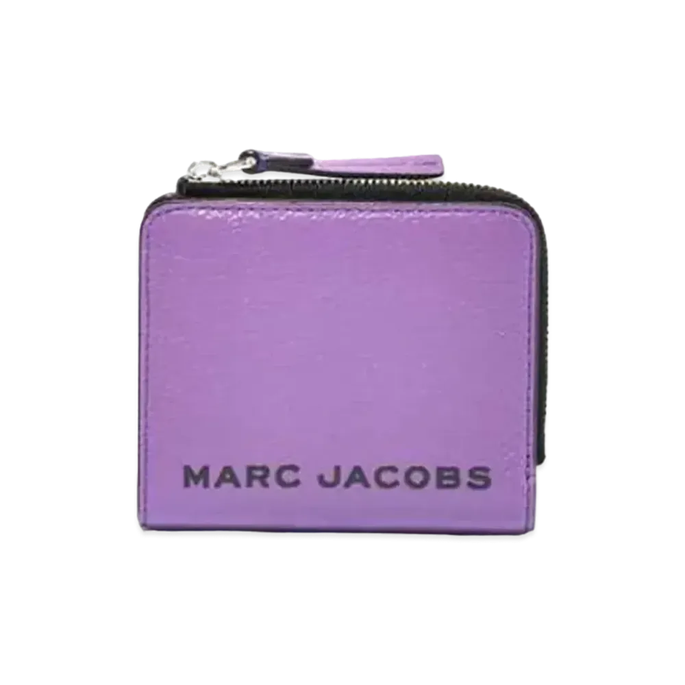Marc Jacobs The Bold Mini Compact Zip Wallet "Purple Sapphire"