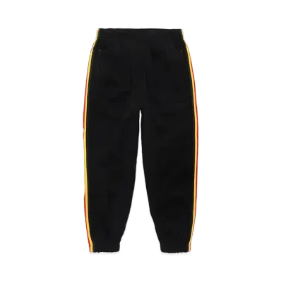 WACKO MARIA Striped Velveteen Track Pants "Black"