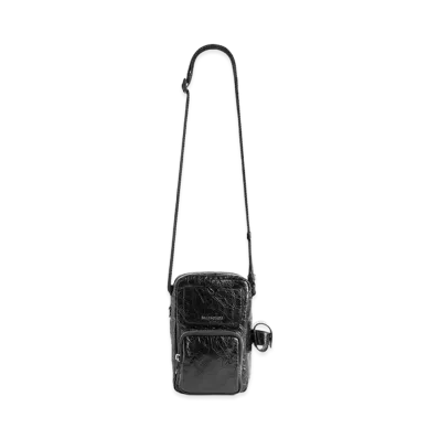 BALENCIAGA Superbusy Vertical Crossbody Bag "Black"
