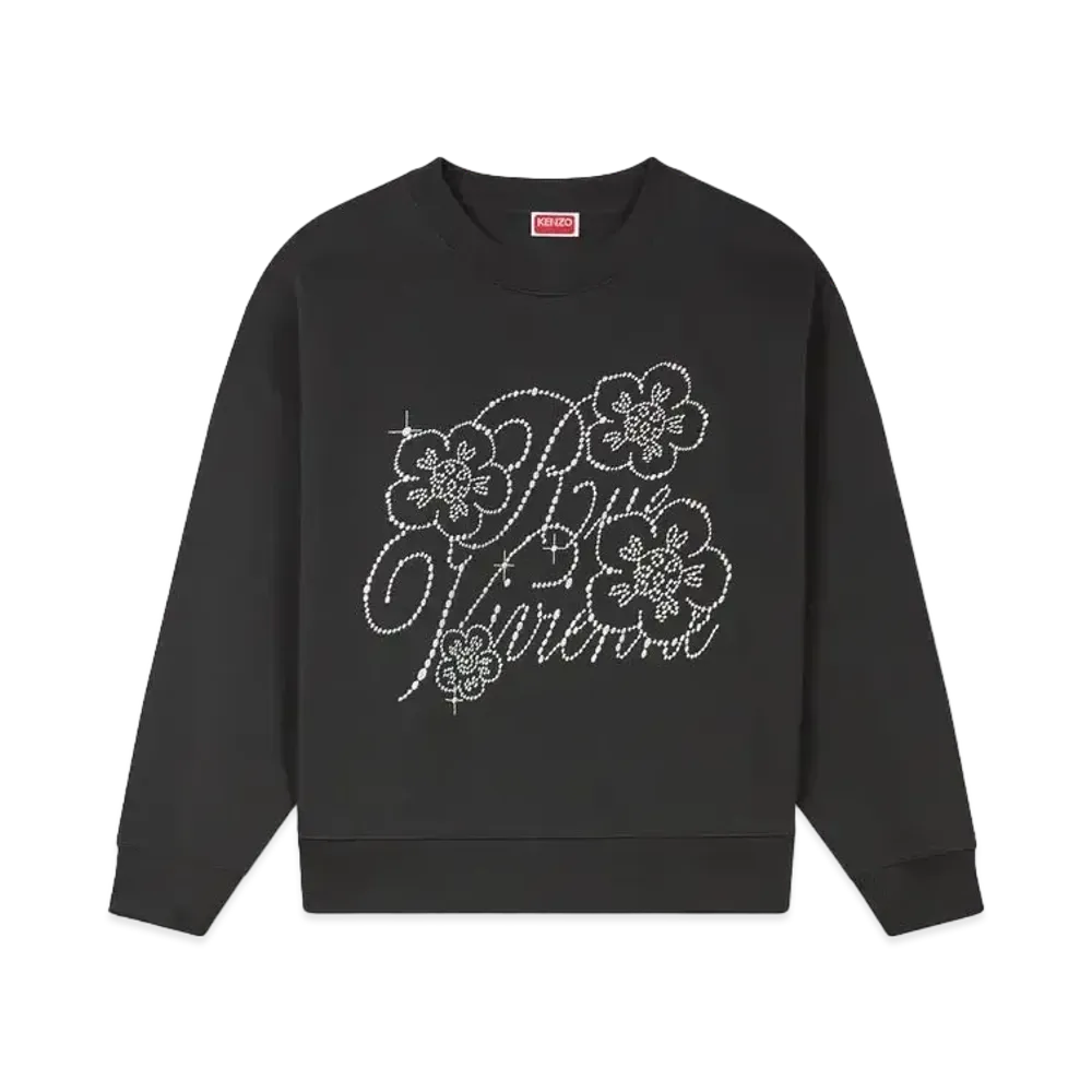 KENZO 'CONSTELLATION' Embroidery Classic Sweat "Black"
