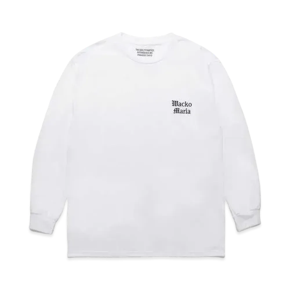 WACKO MARIA Long Sleeve T-Shirt "White"