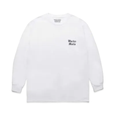 WACKO MARIA Long Sleeve T-Shirt "White"