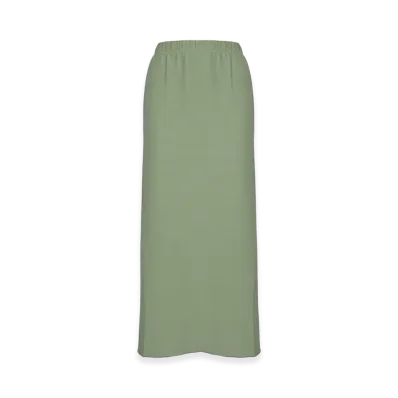 MM6 Maison Margiela Women's Mmlstraight Midi Skirt "Green"