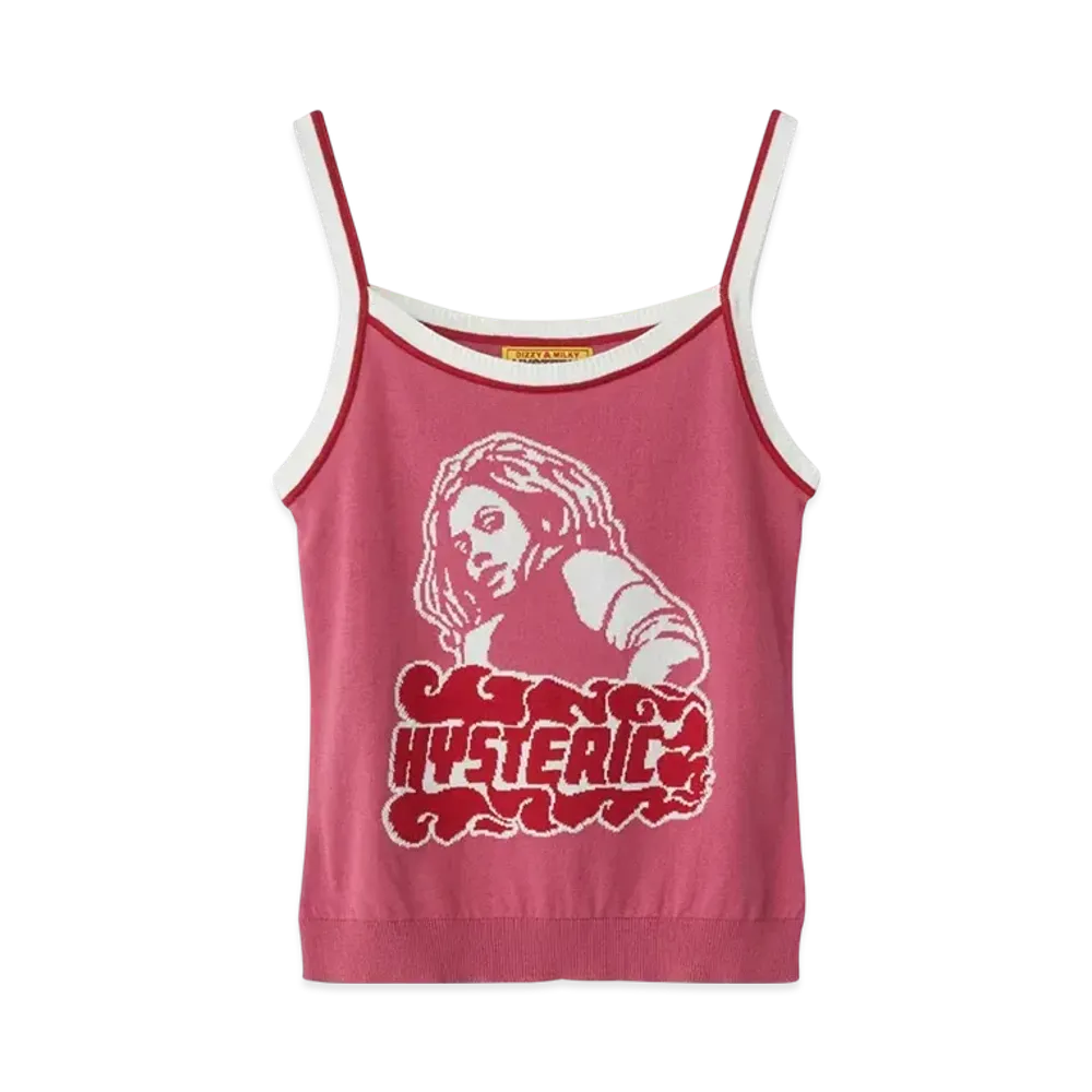 HYSTERIC GLAMOUR Vixen Girl Jacquard Camisole "Pink"