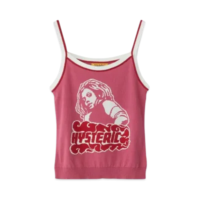 HYSTERIC GLAMOUR Vixen Girl Jacquard Camisole "Pink"