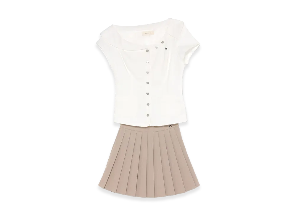 ANDMARY Women's Emily Girls Set Up "White"