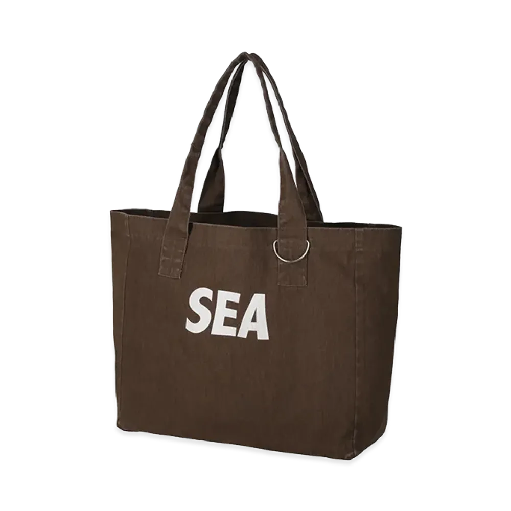 WIND AND SEA Faded Tote Bag "Brown"