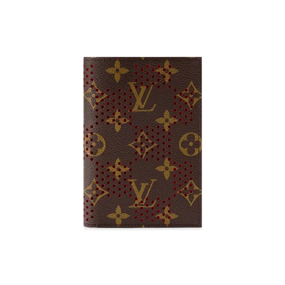 Louis Vuitton Passport Cover Couverture Passeport "Monogram/Red"