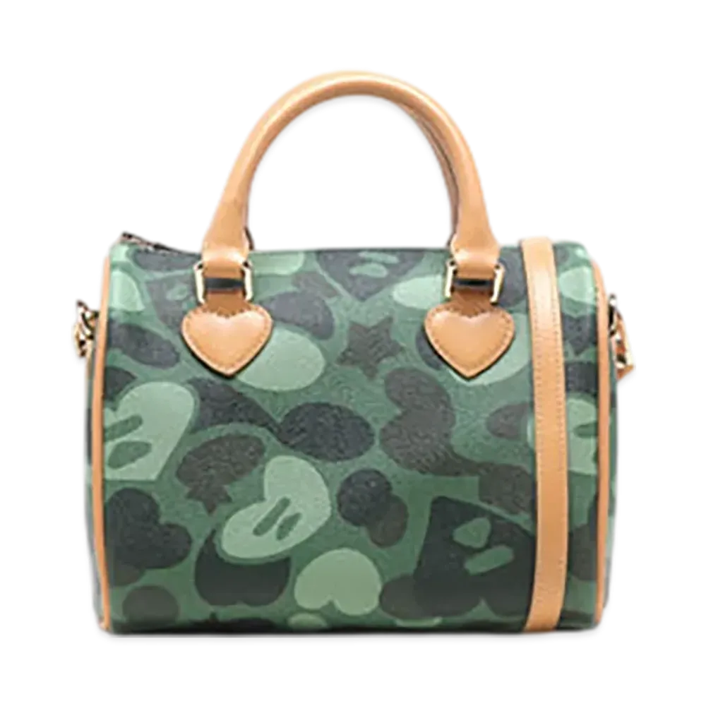 A BATHING APE APEE Camo Mini Bag Hand Bag #1 "Green"