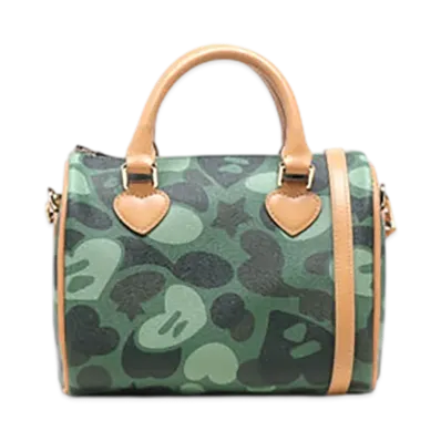 A BATHING APE APEE Camo Mini Bag Hand Bag #1 "Green"